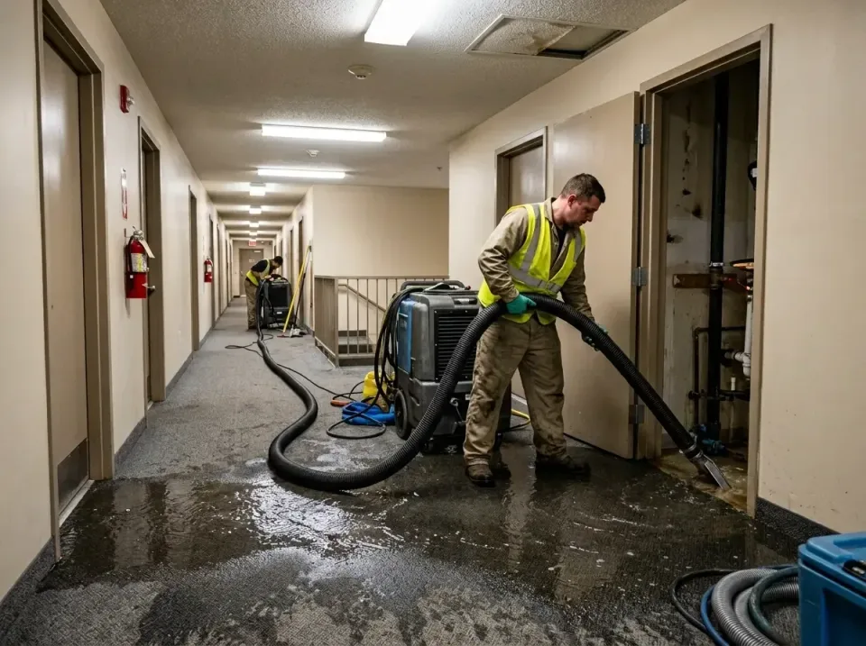 multi-unit-apartment-hallway-f-005 — frequently asked questions, Emergency Burst Pipe Water Extraction & Removal in Santa Ve…